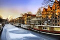 Amsterdam Icy canal