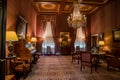 Interior view of the Royal Palace Amsterdam