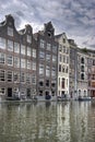 Amsterdam Mansions Royalty Free Stock Photo