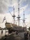 The Amsterdam at the Maritime museum Royalty Free Stock Photo