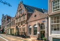 Amsterdam, May 7 2018 - tourist wandering on the Staalstraat st