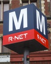 Amsterdam Metro Sign