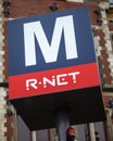 Amsterdam Metro Sign