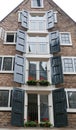 Amsterdam Multilevel House Royalty Free Stock Photo