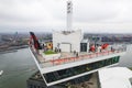 18.04.2023. Amsterdam, Netherlands. The Adam Tower is a high building in Amsterdam with a swingstanding city view in the