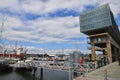 Amsterdam,The Netherlands.Amsterdam marina harbor on a sunny day