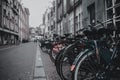 Bicicletas aparcadas en ÃÂmsterdam