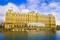AMSTERDAM, NETHERLANDS, APRIL, 23 2018: Amstel Hotel, the distinguished Amstel Inter continental marks a pinnacle of