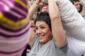 Amsterdam, The Netherlands - April 1, 2016 : International Pillow Fight Day