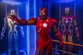 AMSTERDAM, NETHERLANDS - APRIL 25, 2017: Iron Man wax statue in Royalty Free Stock Photo