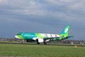 Amsterdam the Netherlands - April 7th, 2017: EI-DEI Aer Lingus