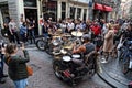 Drum band in Amsterdam, Holland