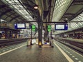 Platform number 5 in Amsterdam Centraal