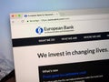 Homepage of The European Bank