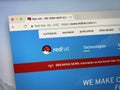 Homepage of RedHat