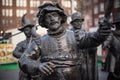 Night Watch, Rembrandt Square Rembrandtplein, statue by sculptor Louis Royer