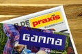 Flyers of the two Dutch Hardware store chains, Gamma and Praxis