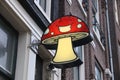 Amsterdam mushroom store Royalty Free Stock Photo