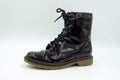 Funky woman military boots