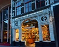 Cheese shop and tasting room in the city center of Amsterdam. Royalty Free Stock Photo