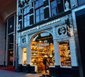 Cheese shop and tasting room in the city center of Amsterdam. Royalty Free Stock Photo