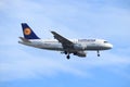 Amsterdam, the Netherlands - February, 24th 2019: D-AILE Lufthansa Airbus A319