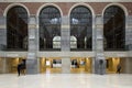 AMSTERDAM, NETHERLANDS - FEBRUARY 08: Visitors at Rijksmuseum