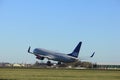 Amsterdam the Netherlands - January 7th 2018: LN-RGA SAS Scandinavian Airlines Boeing 737-800 Royalty Free Stock Photo