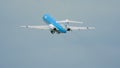 KLM Airlines Fokker 70 taking off