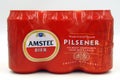 Six Pack of Dutch Amstel beer.