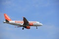 Amsterdam, the Netherlands, July, 21st 2016: G-EZIN easyJet Airbus A319-111 Royalty Free Stock Photo