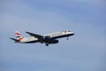 Amsterdam, the Netherlands, July, 21st 2016: G-LCYO BA City FlyerEmbraer ERJ-190SR Royalty Free Stock Photo