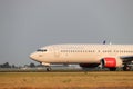 Amsterdam the Netherlands - July 26th 2018: LN-RGI SAS Scandinavian Airlines Boeing 737-800 Royalty Free Stock Photo