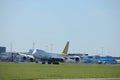 Amsterdam the Netherlands - July, 9th 2017: N856GT Polar Air Cargo Boeing 747-87UF