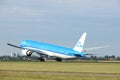 Amsterdam the Netherlands - July 6th, 2017: PH-BVS KLM Royal Dutch Airlines Boeing 777-300