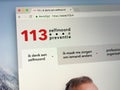 Homepage of 113.nl