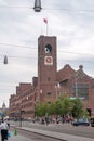 Beurs van Berlage building on the Damrak avenue