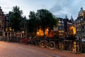 AMSTERDAM, NETHERLANDS- 11 June 2018 - classical Amsterdam hous