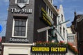 Amsterdam, Netherlands - June 18, 2022: Exterior of Mill Diamonds jewelry store