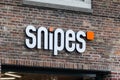 Logo and sign of Snipes. Snipes is a streetwear and sneaker chain