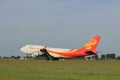 Amsterdam, the Netherlands - June 2nd, 2017: B-2432 Yangtze River Express