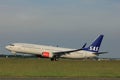 Amsterdam, the Netherlands - June 2nd, 2017: LN-RGE SAS Scandinavian Airlines