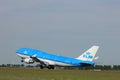 Amsterdam, the Netherlands - June 2nd, 2017: PH-BFR KLM Royal Dutch Airlines Royalty Free Stock Photo