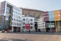 One of Entrance to Johan Cruyff Arena. Johan Cruyff Arena known ad Amsterdam Arena is the main stadium of the Dutch capital city o