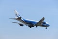 Amsterdam, the Netherlands - June, 1st 2019: VP-BBP AirBridgeCargo Boeing 747 Royalty Free Stock Photo