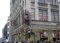 AMSTERDAM,NETHERLANDS-MARCH 1:Crowd waiting in front of Madame Tussaud Museum Royalty Free Stock Photo
