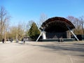 AMSTERDAM, THE NETHERLANDS - MARCH 13, 2016: Empty Vondelpark Open Air Theatre