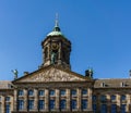 AMSTERDAM, NETHERLANDS - March 20, 2018 : Royal Palace Amsterdam at sunny spring day. Royalty Free Stock Photo