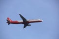 Amsterdam the Netherlands - March 4th, 2018: TC-ATE AtlasGlobal Airbus A321-200 Royalty Free Stock Photo