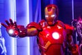 Wax figure of Tony Stark the Iron Man from Marvel comics in Madame Tussauds Wax museum in Amsterdam, Netherlands Royalty Free Stock Photo